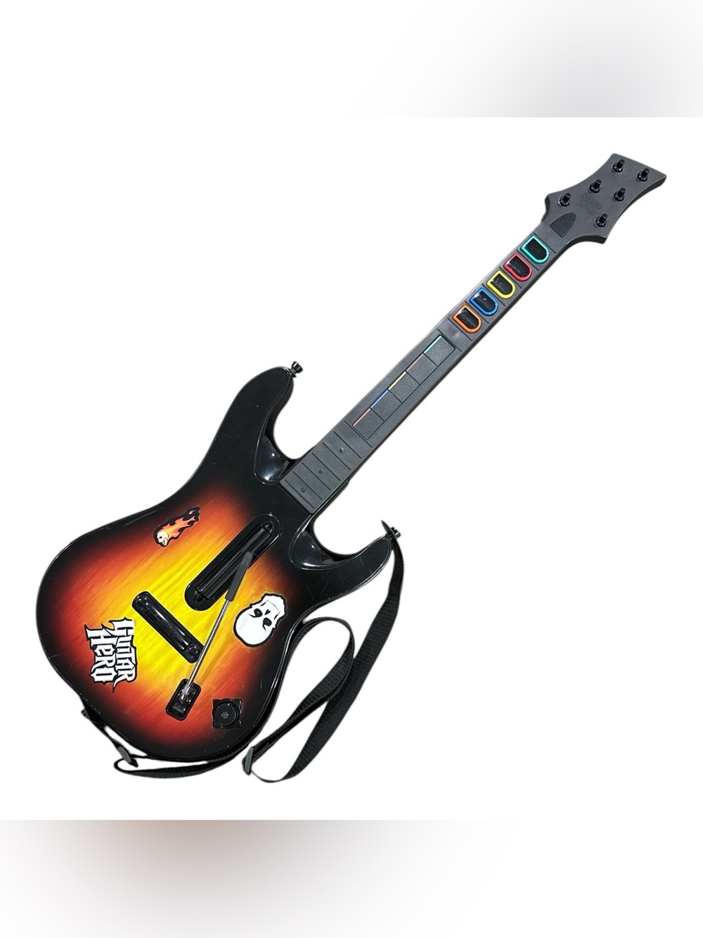 PS2 Sunburst World Tour Guitar Hero Controller 95449.805 Untested NO Dongle